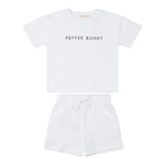 THE SHORT SETS: PEPPER BUNNY ORGANIC COTTON SHORT SET
