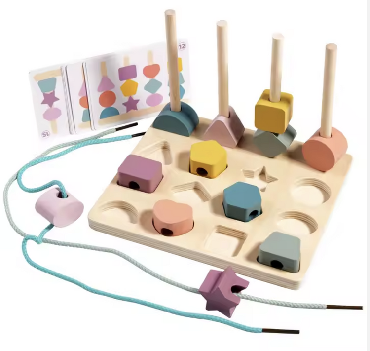 PEPPER BUNNY Montessori Shape Cognition & Matching Board