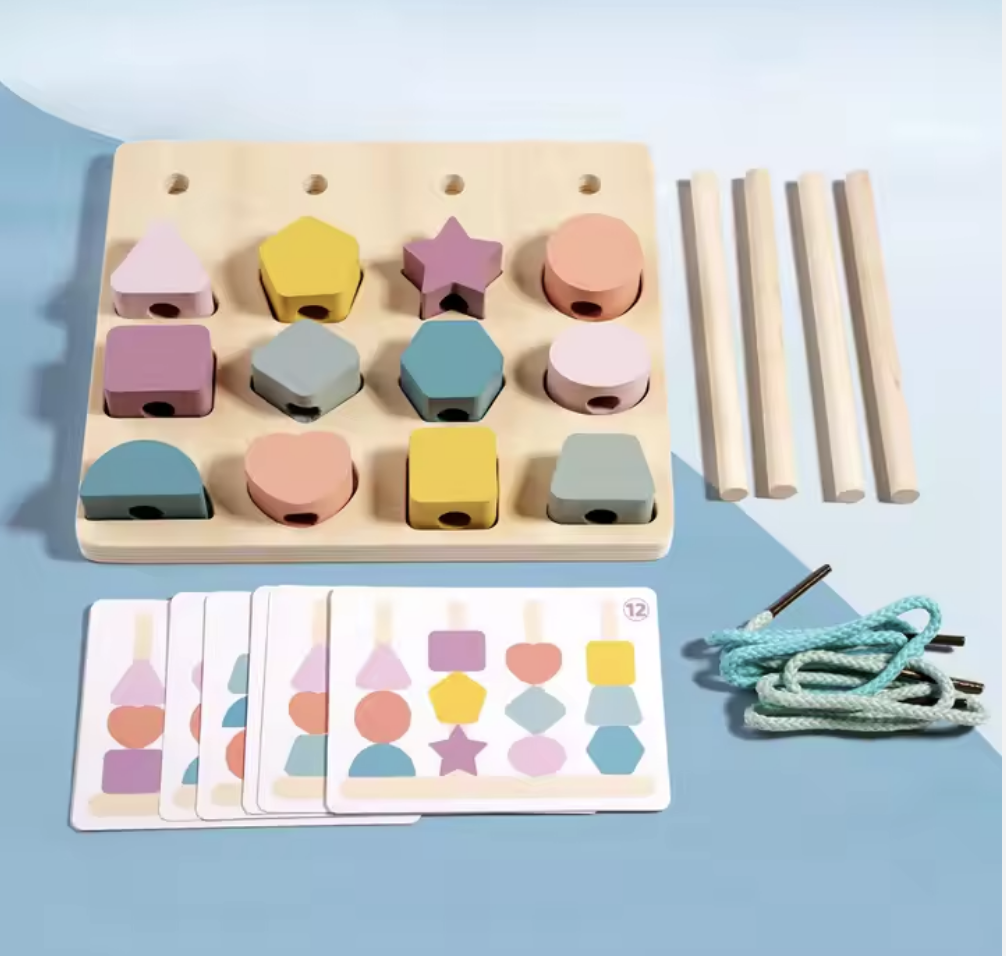 PEPPER BUNNY Montessori Shape Cognition & Matching Board
