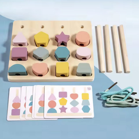 PEPPER BUNNY Montessori Shape Cognition & Matching Board