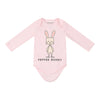 PEPPER BUNNY SWEETEST ONESIE IN BLUSH PINK OR SNOW WHITE COLORS