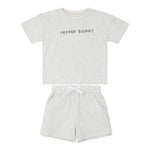 THE SHORT SETS: PEPPER BUNNY ORGANIC COTTON SHORT SET